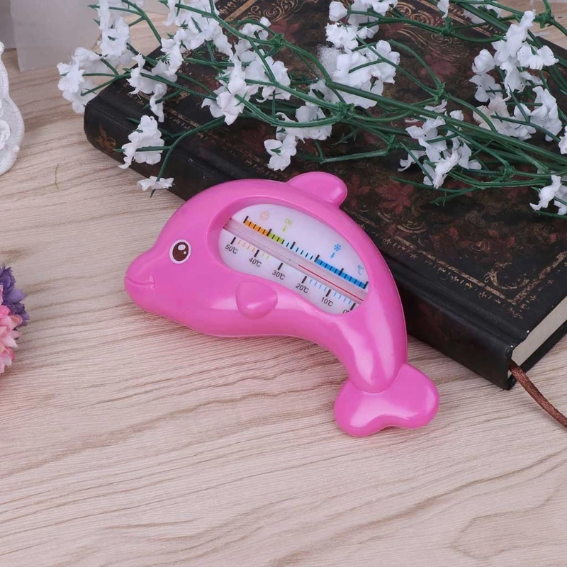 

Water Thermometer Baby Bathing Dolphin Shape Temperature Infants Toddler Shower