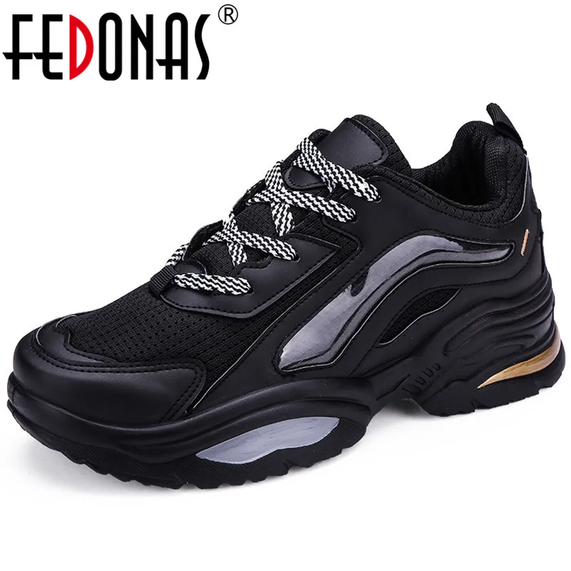 

FEDONAS High Quality Women Flats Sneakers 2019 Spring Summer Sport Shoes Woman New Women Flats Platforms Casual Shoes Flats