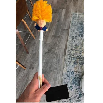 

Hot 1 Pcs Donald Trump Toilet Bowl Brush Funny Gag Gift Toilet Great Again MDD88