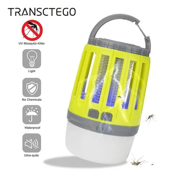 

Outdoor Electric Mosquito Killer Lamp Camping Lantern Muggen Insect Killer USB Rechargeable Bug Zapper Mosquito Trap Tent Lamp