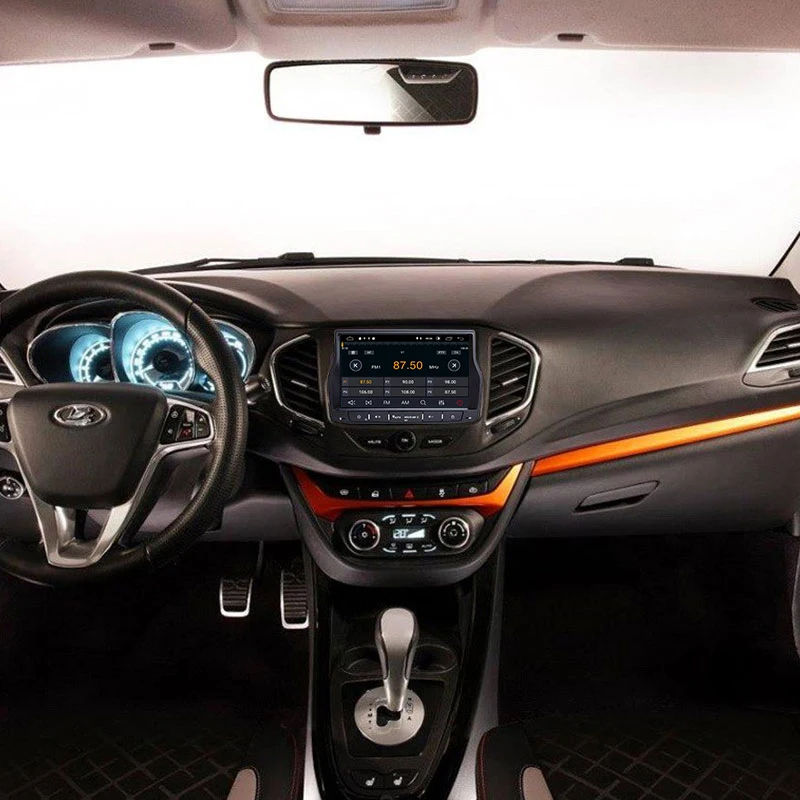 Xonrich Android 9 0 2G Автомобильный GPS для Lada Vesta Радио Стерео навигация Аудио мультимедиа