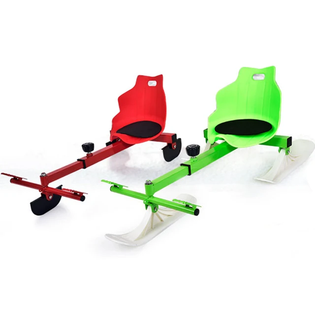 Free Shipping Kids Portable Sledge Ski Board Snow Scooter/Grass/Sliding
