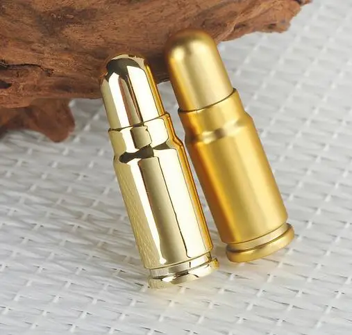 

Gold snuff bullet storage case 2 color for option -free shipping