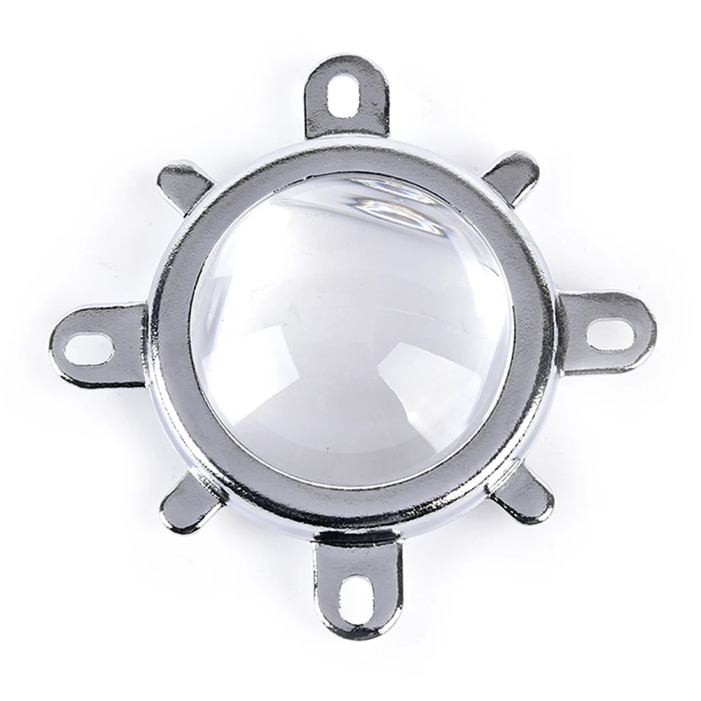 

LED Lens Optical Glass 44mm 120 degree Reflector Collimator Fixed Bracket For 20W-100W COB High Power COB Chip