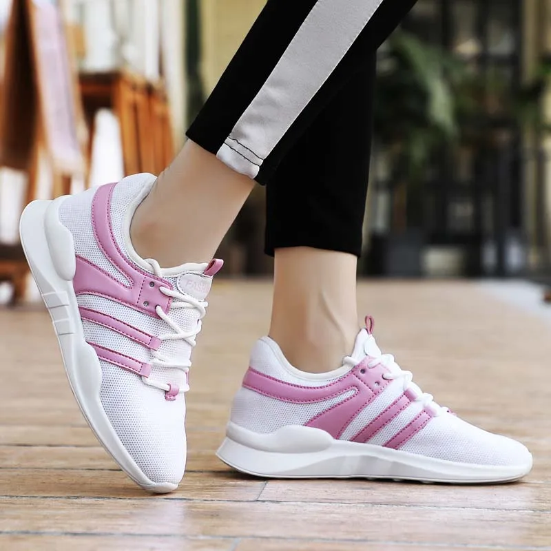 

VTOTA Women Casual Shoes New Breathable Sneakers Lace-Up Basket Walking Shoes zapatillas Female Platform Shoes Chaussures Femme