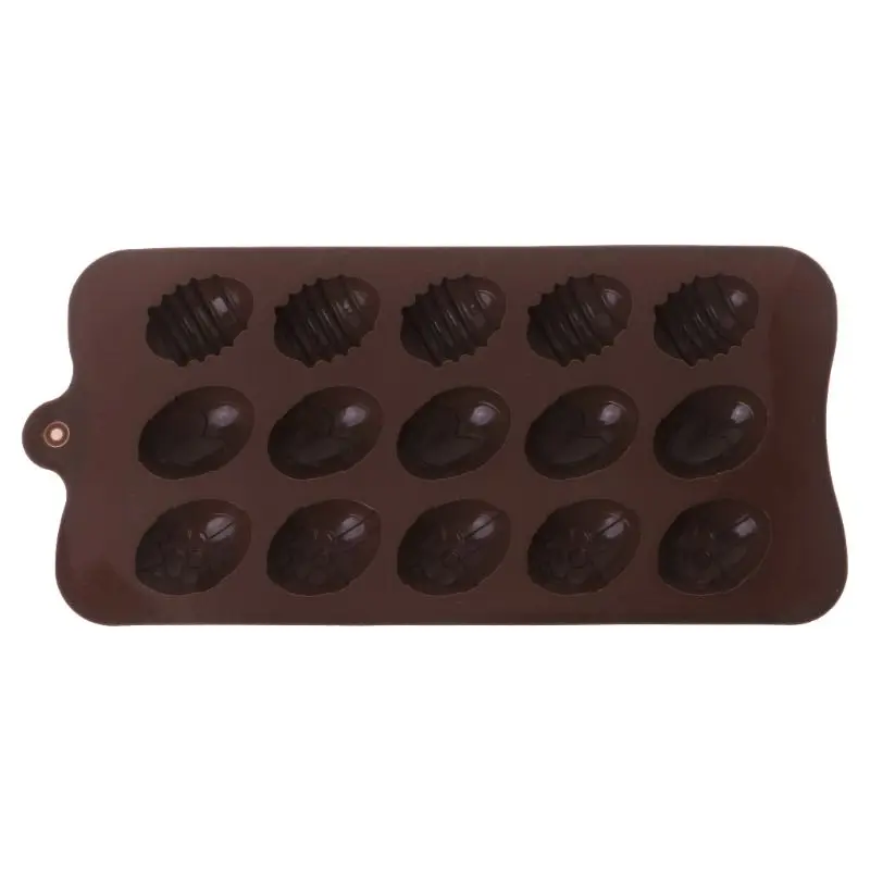 3D Easter Eggs Chocolate Mould Silicone Cake Mold Bakeware Pastry Confectionery Baking Dish Kitchen Decorating Tools
