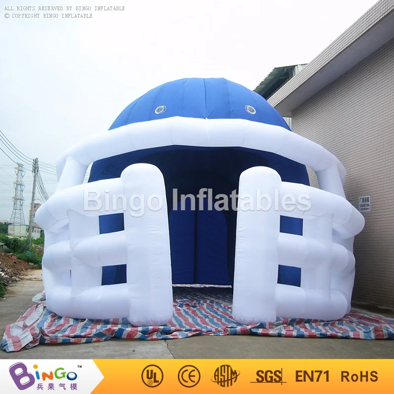  Hot inflatable sport tunnel 4.5M high inflatable football helmet tunnel tent for soccer sport event