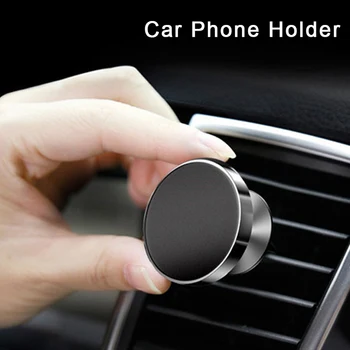 Universal Magnetic Car Phone Holder Support Smartphone Voiture Bracket 360 Degree Rotation Mobile Stand Magneet Telefoonhouder