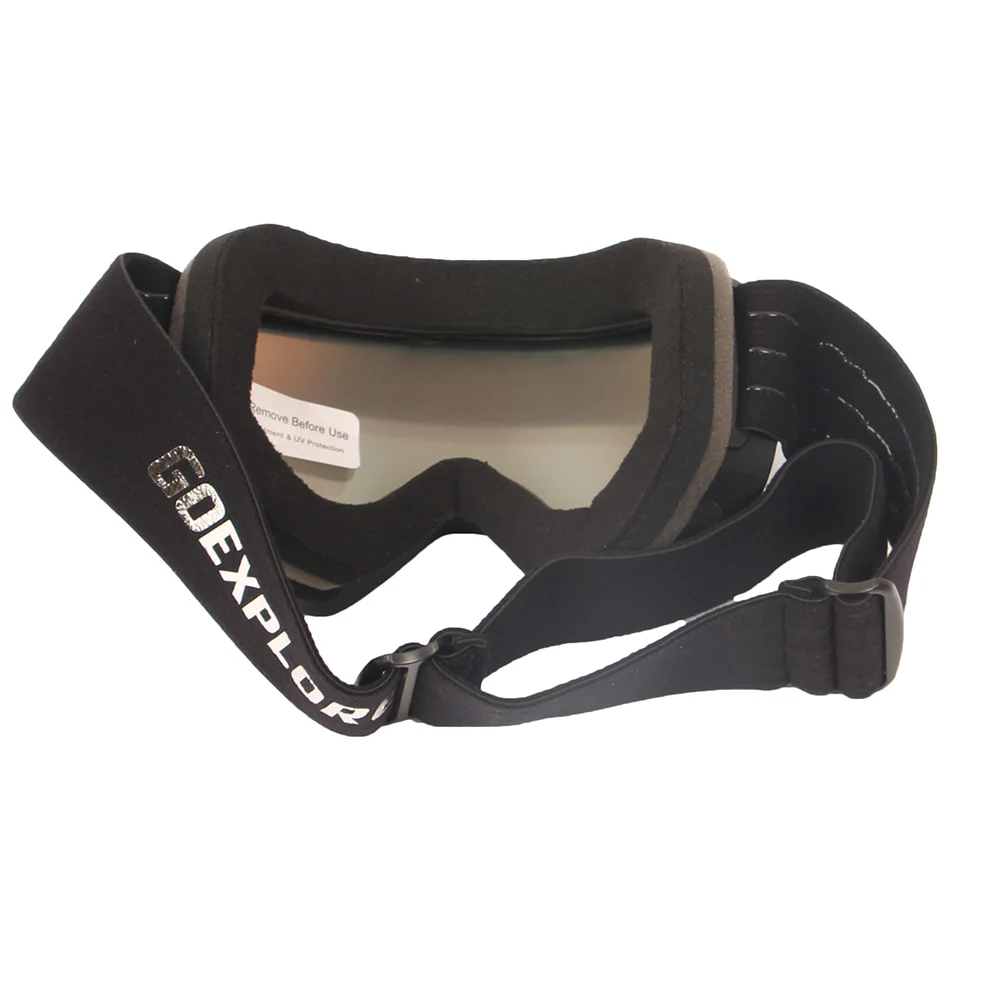 Goexplore gafas de esquí de los hombres a prueba de viento a prueba de nieve gafas de equipo de esquí lente esférica protección UV Anti-niebla Snowboard gafas de esquí de las mujeres