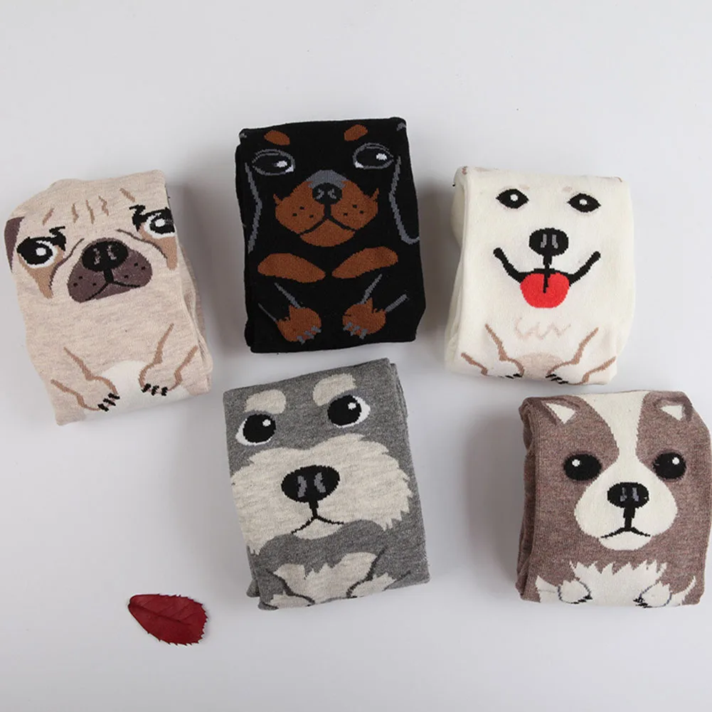 2019 1 пара 5 стилей карамельный цвет милые собаки милый мультфильм Sox Осень Лето