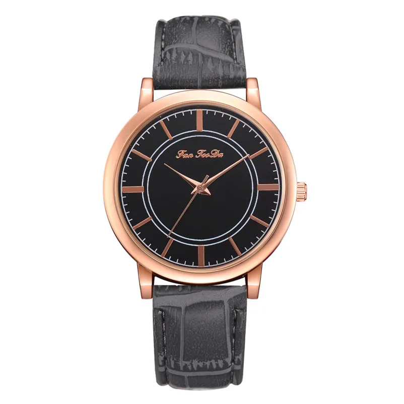 Fashion Women's Watches Simple watch luxury dress ladies Leather bands Analog Quartz Wrist Watch clock Montre femme Y12 (3)