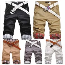 Новые мужские шорты Chino Cargo хлопковые повседневные Летние рабочие армейские брюки