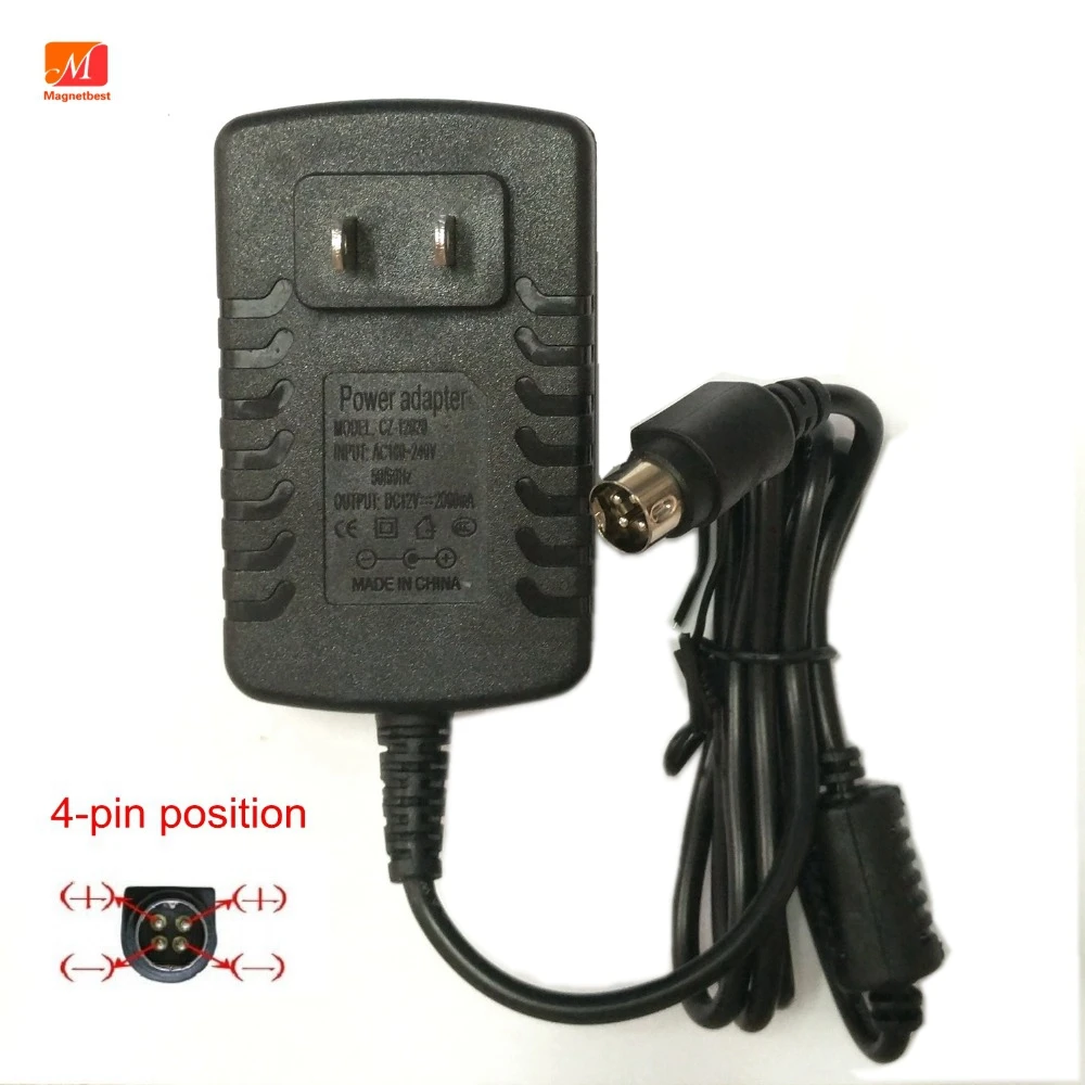 12V 2A 4 PIN Power Adapter for Hikvision video recorder cwt KPC 024F