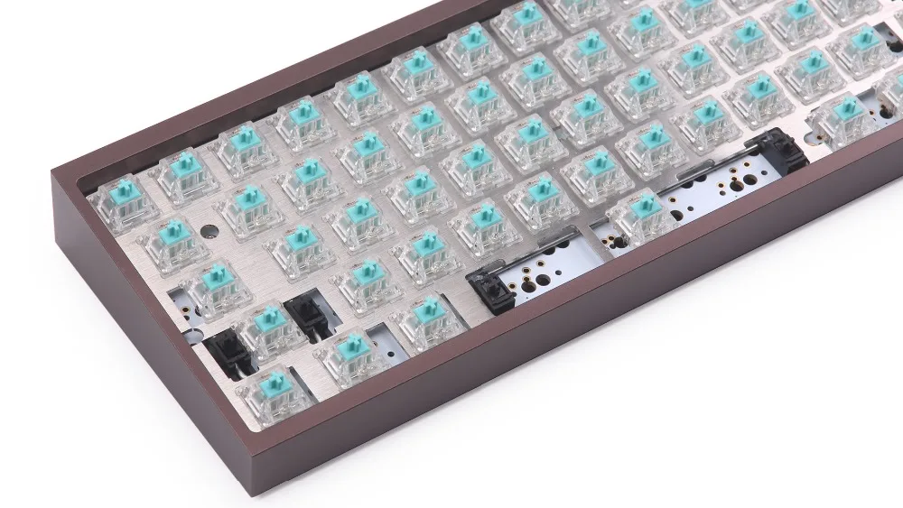 Полностью собранная клавиатура TOFU 60% с DZ60 PCB Aliaz/Zealios/Tealios переключатели с использованием вишневых стабилизаторов whithout keycaps