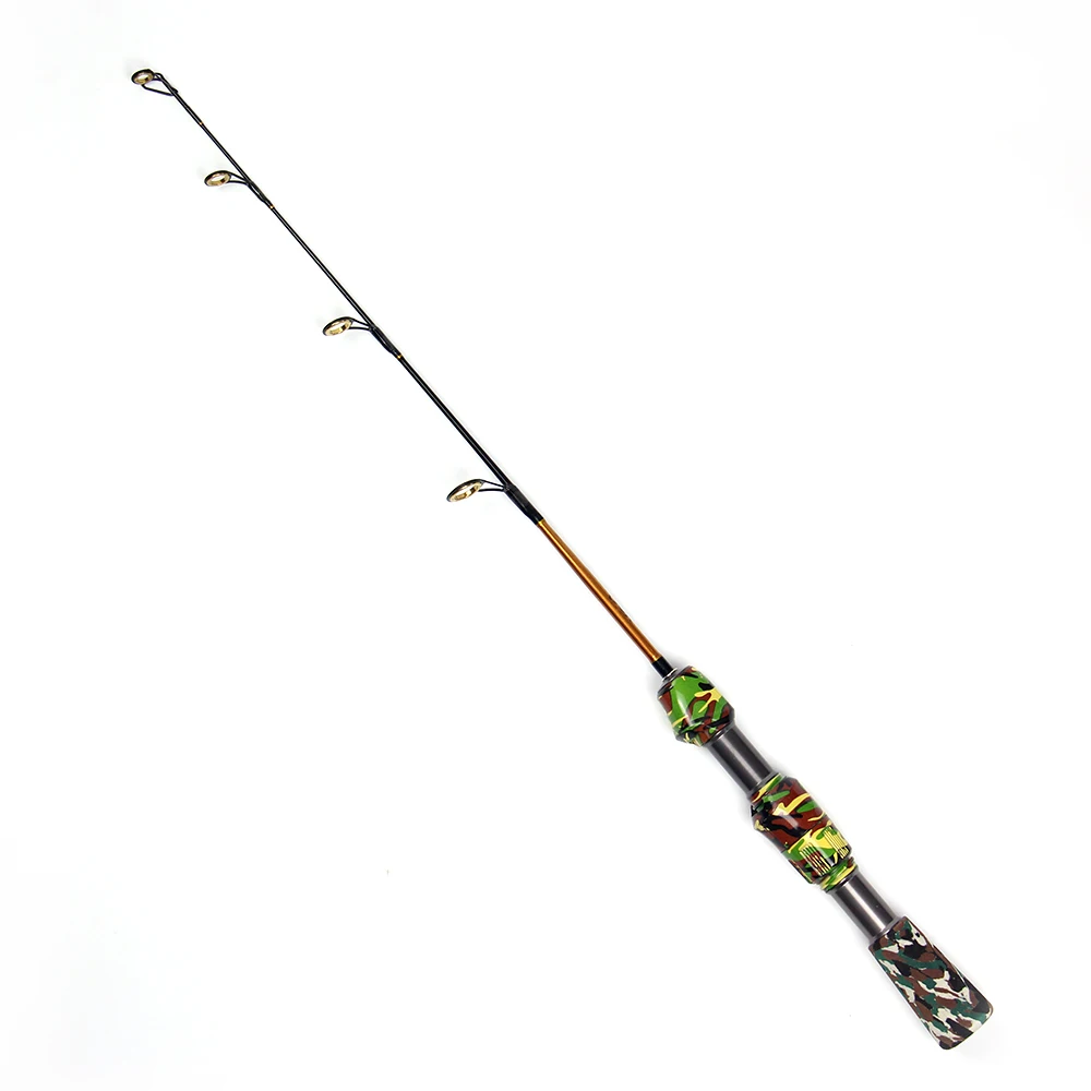Fiberglass Spinning Fishing Rod 2 Sections Ice Fishing Lure Rod