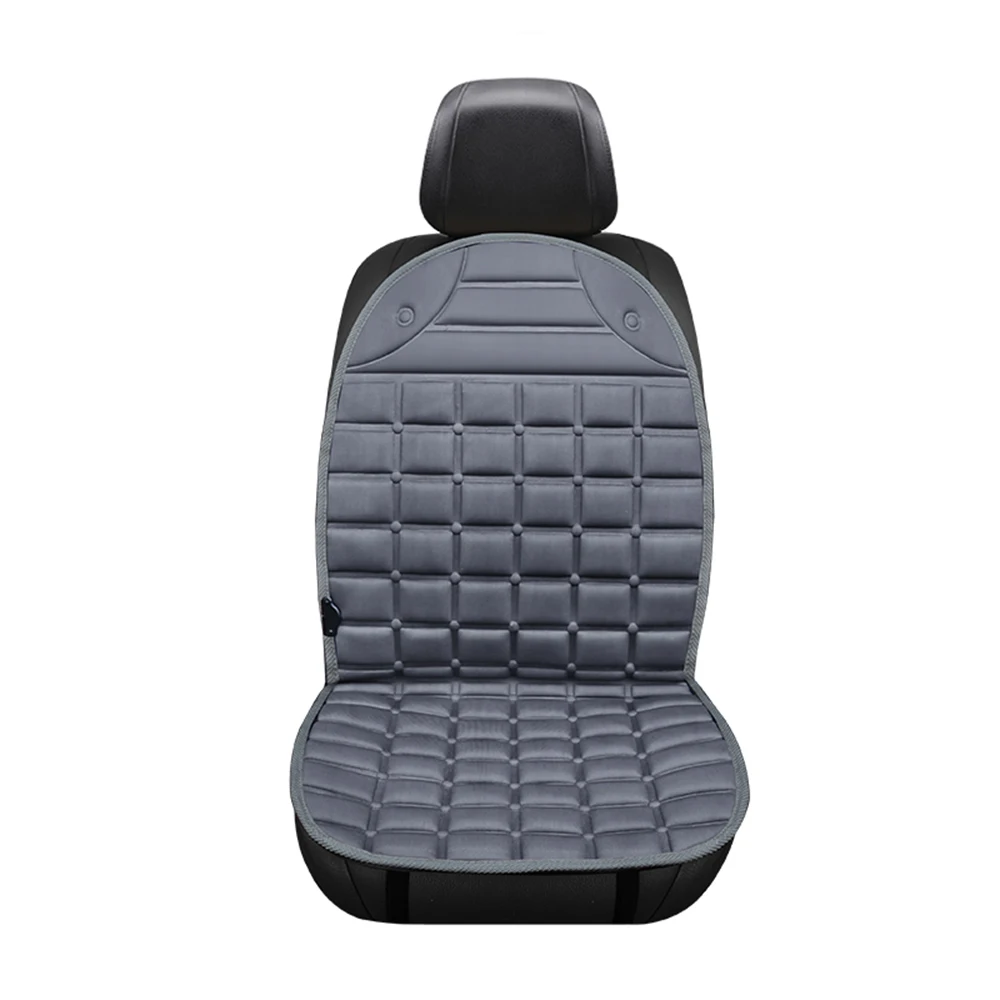 12V Автомобильная подушка сиденья с подогревом автомобильное сиденье зимний теплый чехол для стула нагревательный обогреватель(один