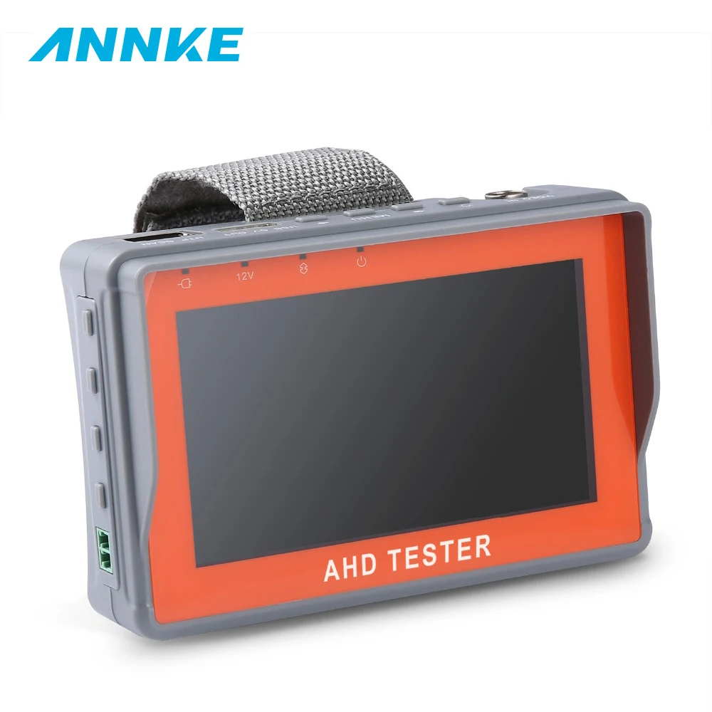 

ANNKE 4.3inch HD AHD CCTV Tester Monitor AHD 1080P Analog Camera PTZ UTP Cable Tester DC12V1A Output