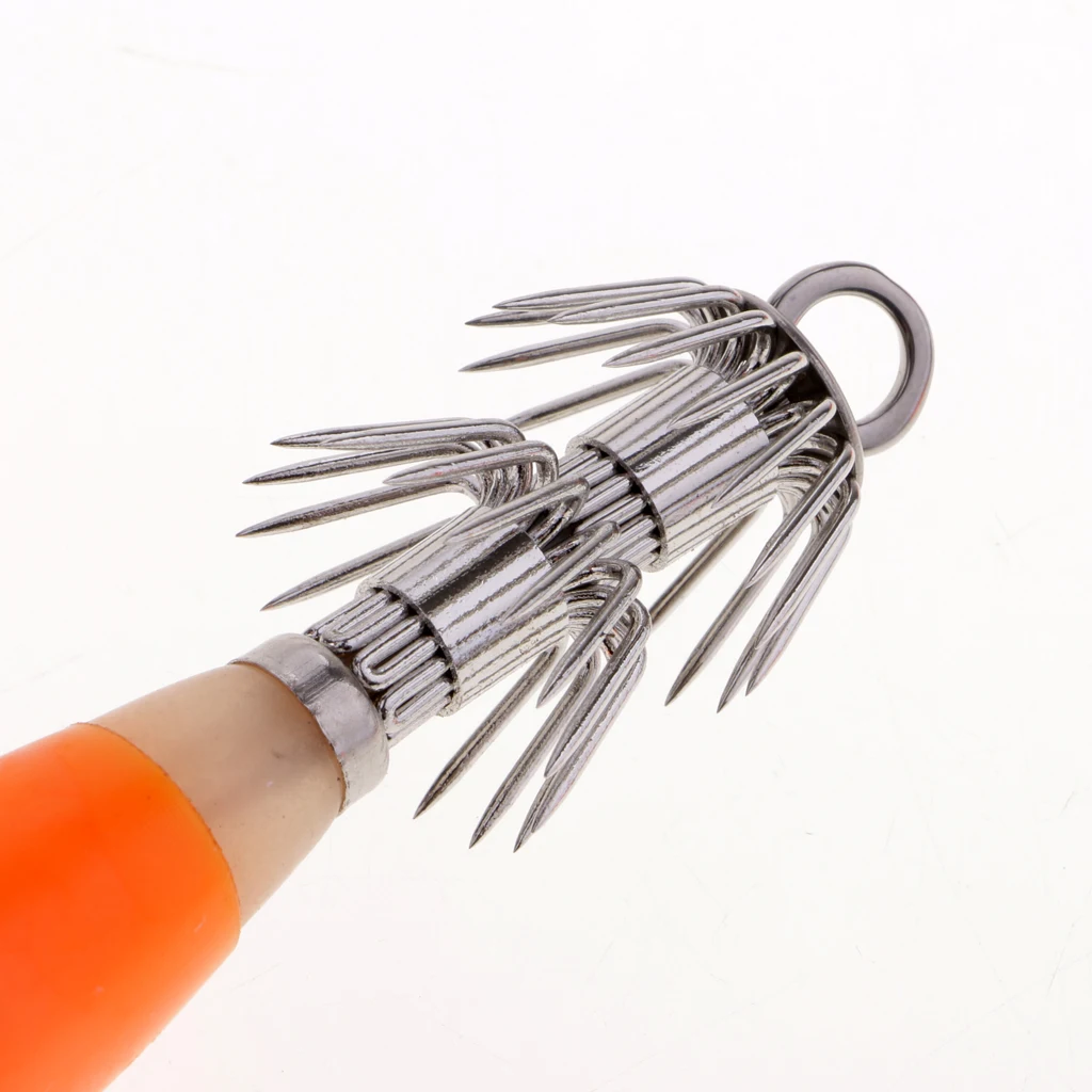 5pcs Sea Fishing Squid Hooks Octopus Hook Saltwater Fishing Lure Hard Bait Gancho de calamar le calmar crochet