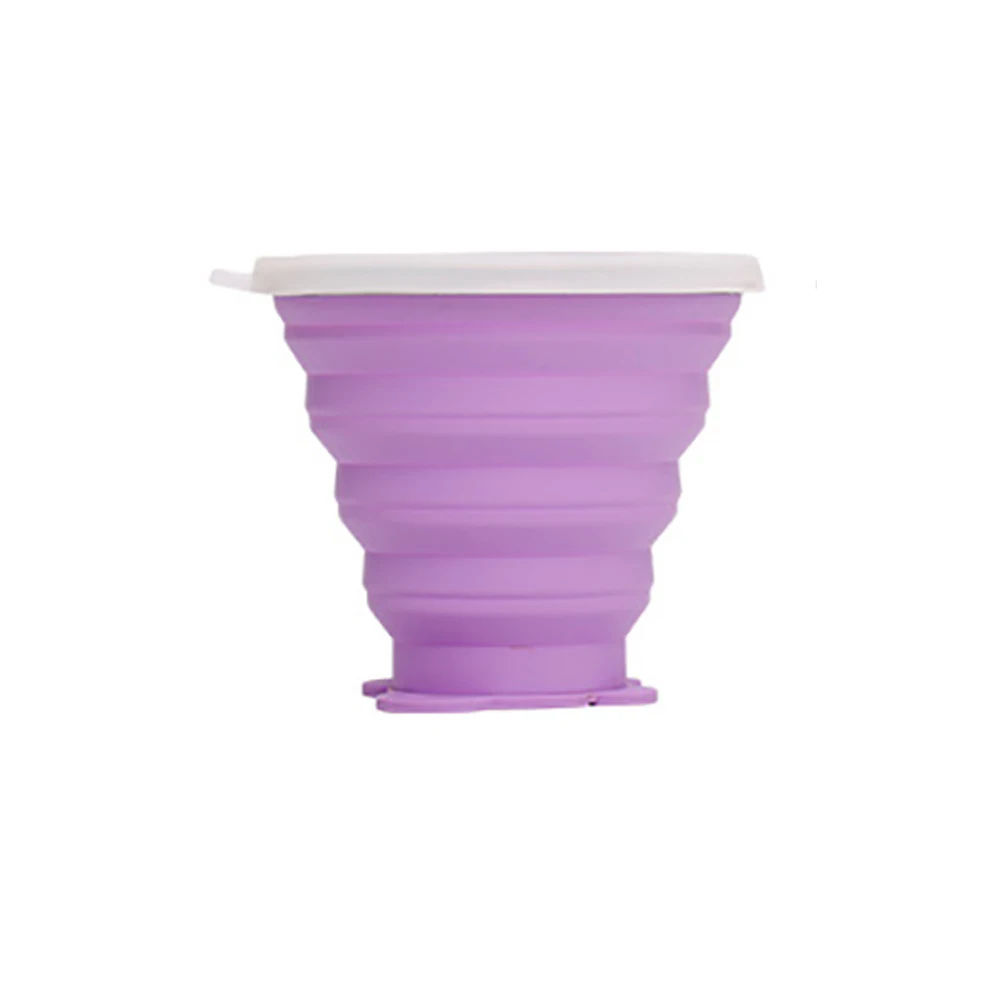 Силиконовая складная дорожная чашка силиконовая складная чашка для кемпинга расширяемая Питьевая чашка набор