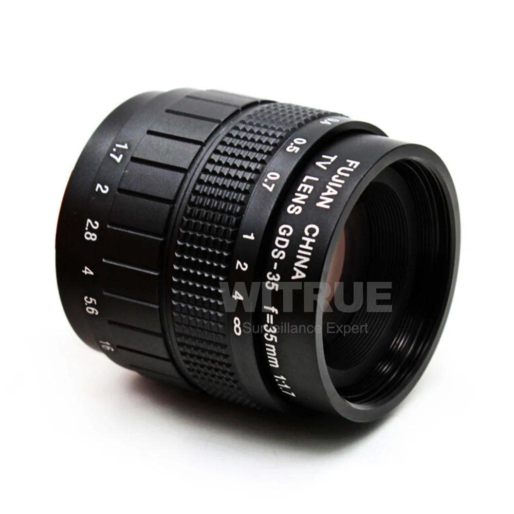 Witrue 35 мм F1.7 CC TV фильмы объектив + C крепление макро кольцо для Sony E Nex 5T F3 A6300 A6100 A6500