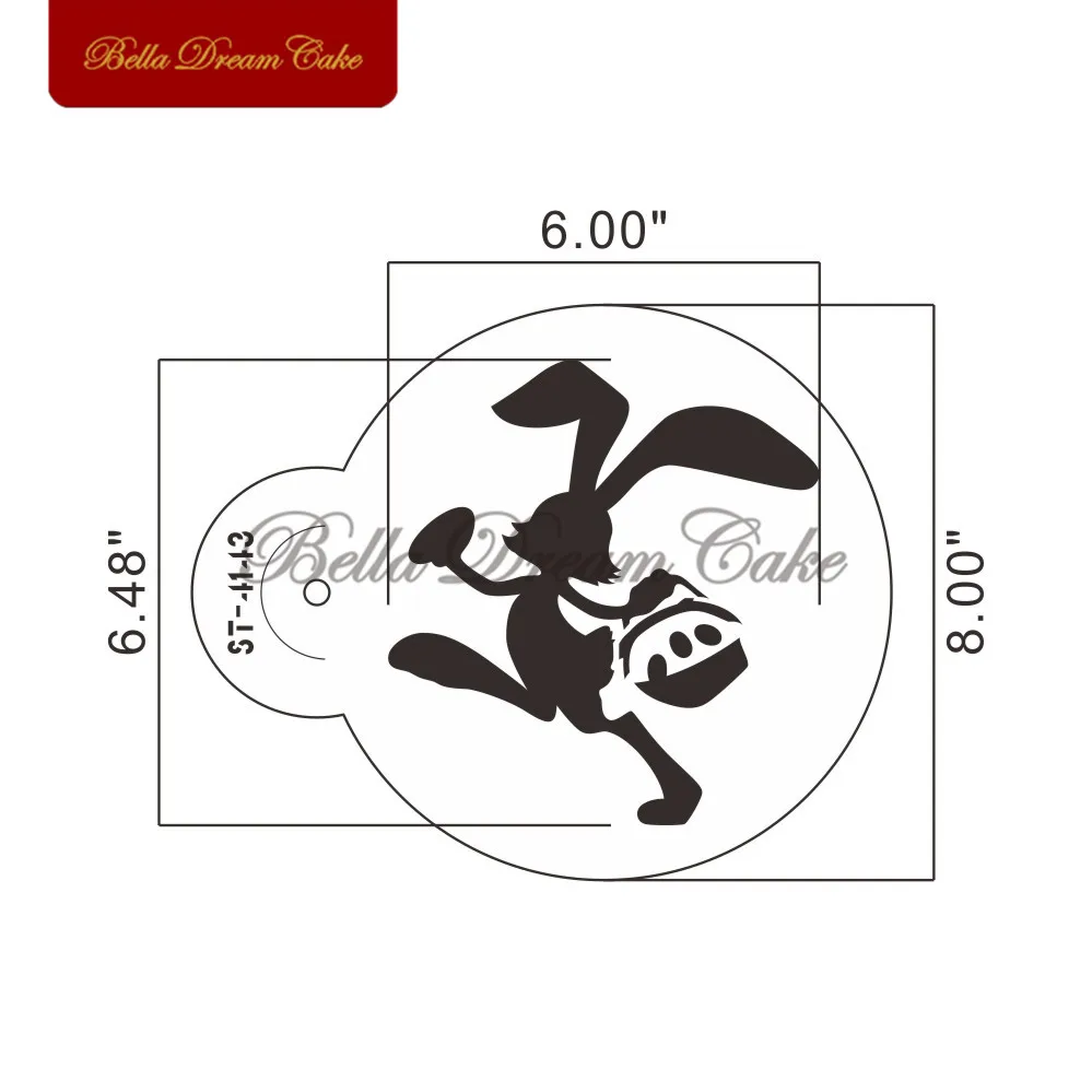 Пасхальное яйцо торт трафарет Кролик Печенье трафареты для Макарон Формы DIY кекс украшения помадка украшения торта инструменты для выпечки
