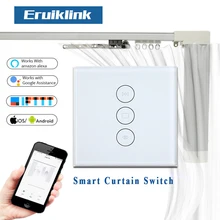 WiFi Smart Curtain Switch Smart Life Tuya for Electric Motorized Curtain Blind Roller Shutter Works with Alexa and Google Home WiFi Smart Curtain Switch Smart Life Tuya for Electric Motorized Curtain Blind Roller Shutter Works with Alexa and Google Home