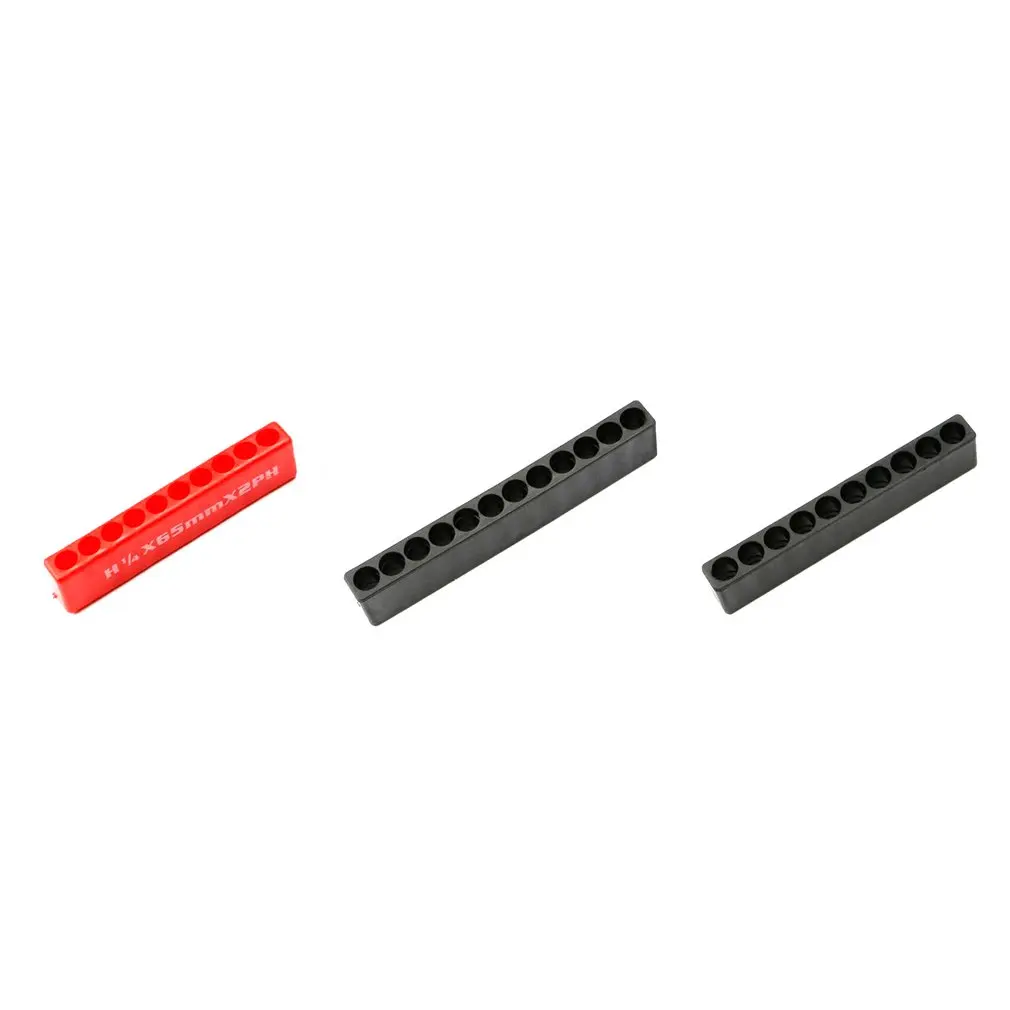

1PCS Durable Use Screwdriver Holes Hex Shank Bit Holder Plastic Head Storage Case Tool Holder Organizer