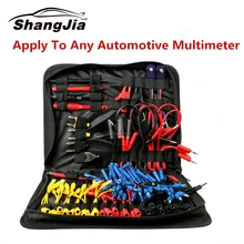92 pces conjunto de teste de circuito carro power probe cabo fiação acessórios kit mt08 srs conector jacaré clipe para multímetro mst9000 +