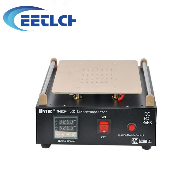 

UYUE 948Q+ Max 11 inches Lens Glass Repair Built-in Vacuum Pump Mobile Phone LCD Touch Screen Separator Machine
