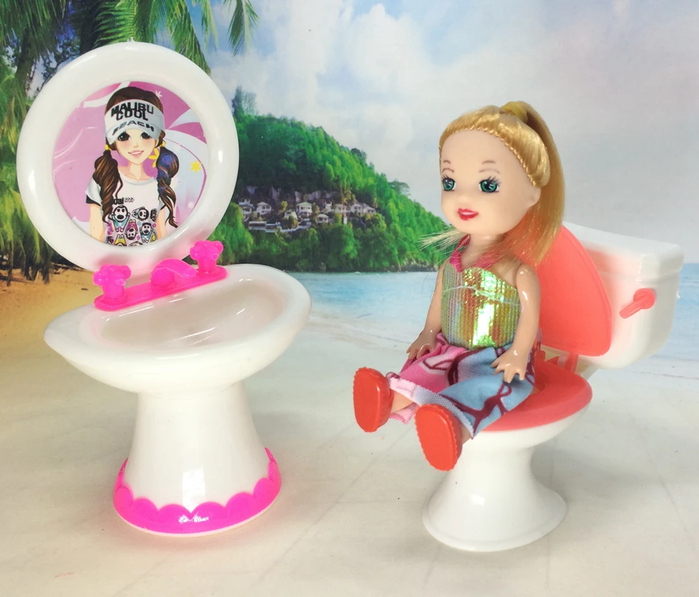 barbie toilet cartoon