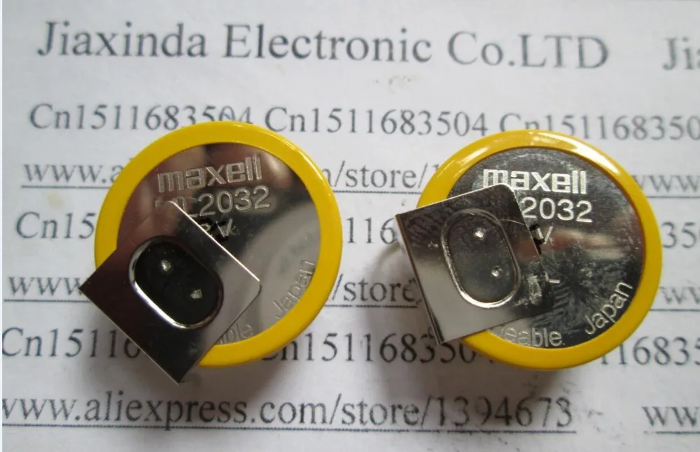 Новый maxell ml2032 батареи ml2032t28 2032 batterise 3 В 65 мАч литий кнопки сварки ноги ногу dip3 |