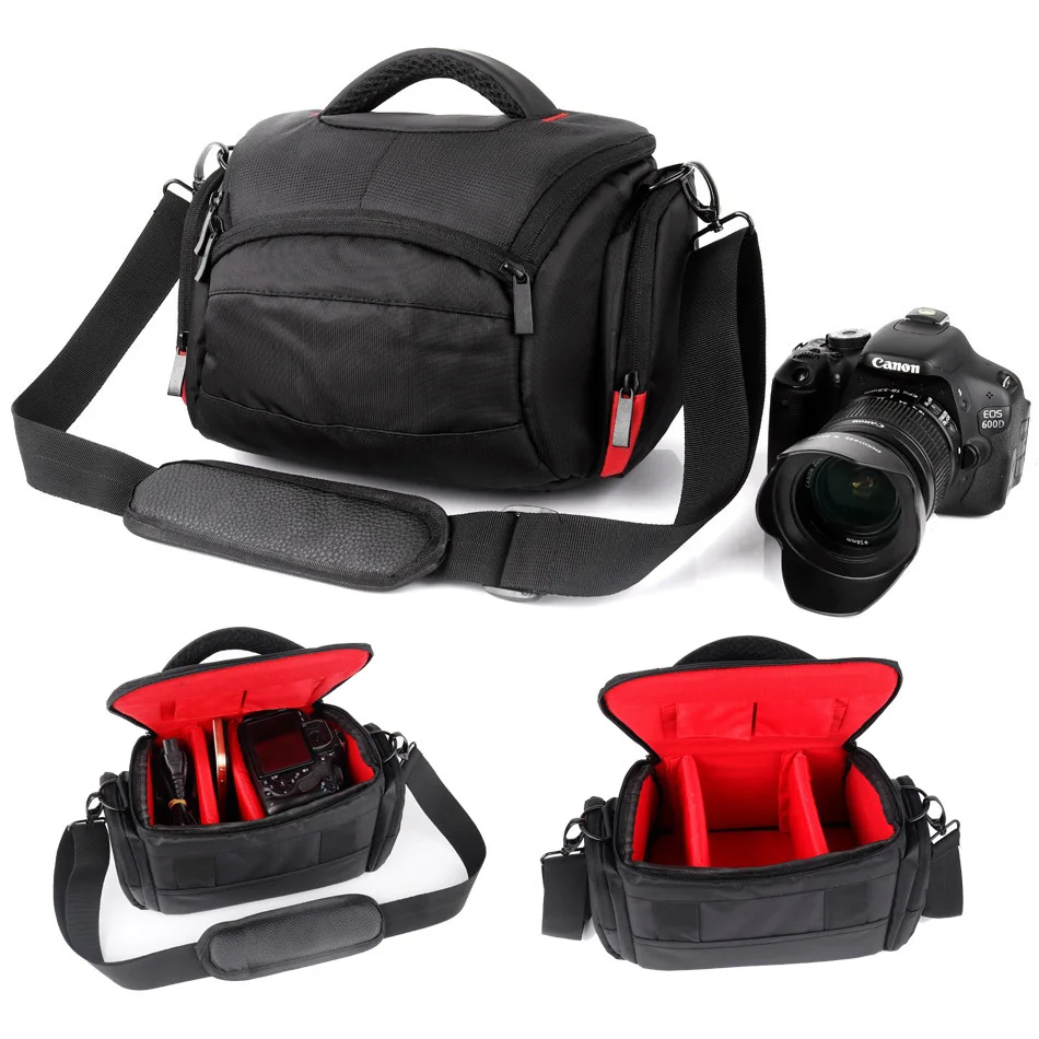 Высокая Ёмкость DSLR Камера сумка для цифровой однообъективной зеркальной камеры