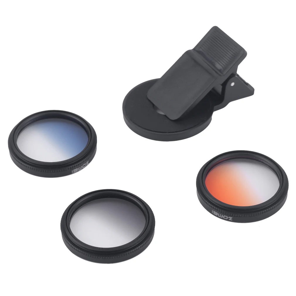 M2 37mm Professional 37mm Phone Lens Filter Kit Phone Lens +Lens Clip