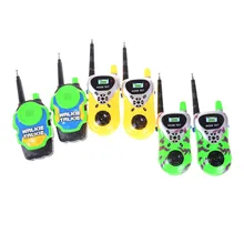 2 uds juego de Radio portátil de dos vías Walkie Talkie para niños juguetes electrónicos para niños y niñas(China)