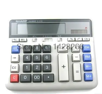 New Original SHARP EL 2135 multifunction font b calculator b font Computer Keys Bank Dedicated Calculadora
