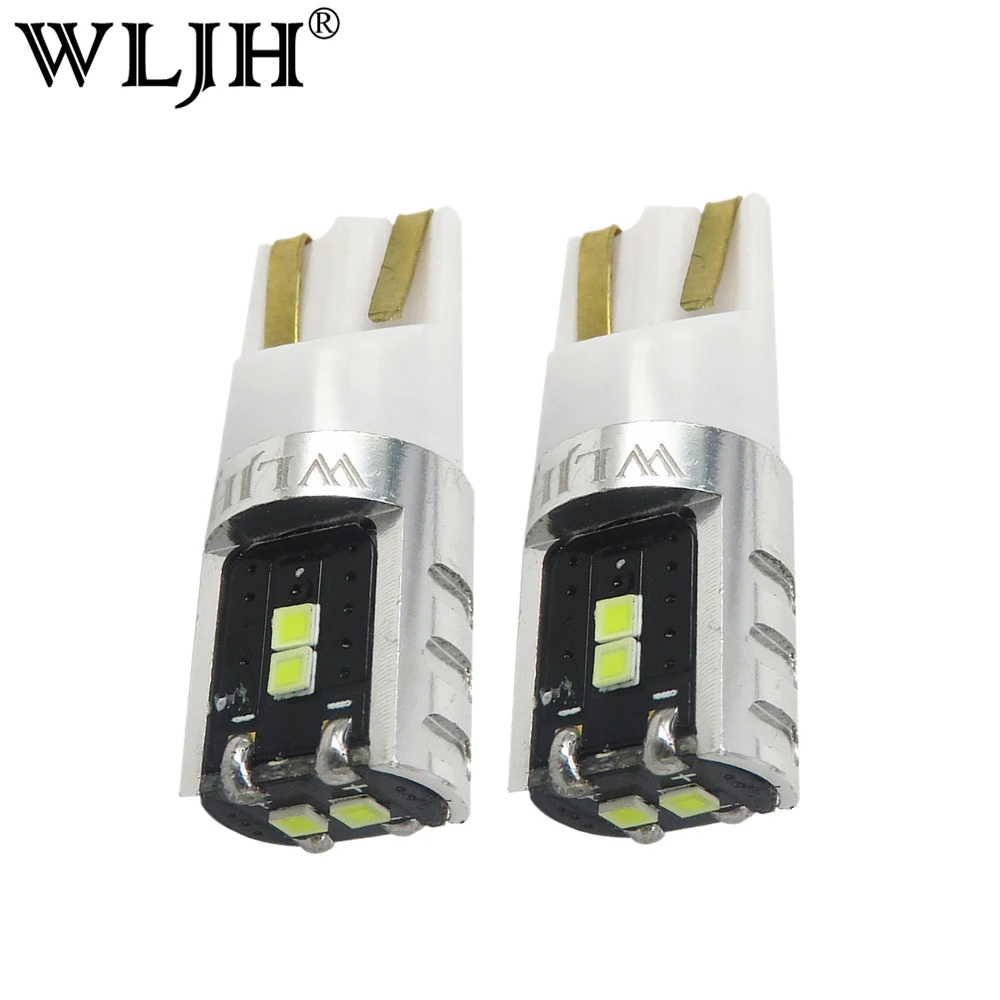 

WLJH 2x High Quality LED W5W T10 Bulb 168 194 Trunk Light Map Dome Lamp AC 9V-30V Lamp For Volkswagen VW GTI Tiguan Jetta Golf