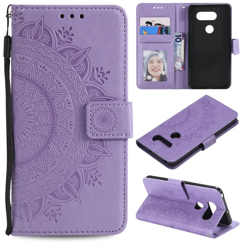 

Luxury Case For LG V30 Case Wallet Leather Magnet Embossing Holder Flip Soft Silicone Phone Cover For LG H930 H930DS Fundas Bag