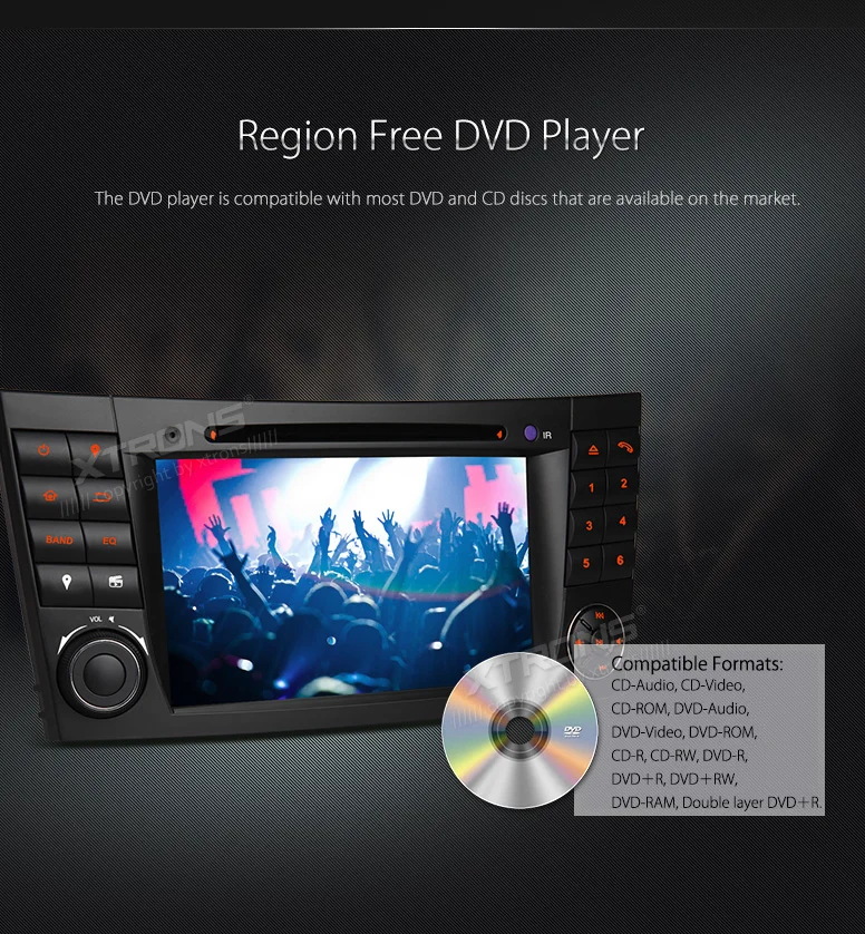 Best XTRONS 7 inch 2 din Radio Car DVD Player CANbus GPS Navigation for Mercedes Benz E-Class W211 E200 E220 E240 E270 E280 2002-2008 12 Best XTRONS 7 inch 2 din Radio Car DVD Player CANbus GPS Navigation for Mercedes Benz E-Class W211 E200 E220 E240 E270 E280 2002-2008 12