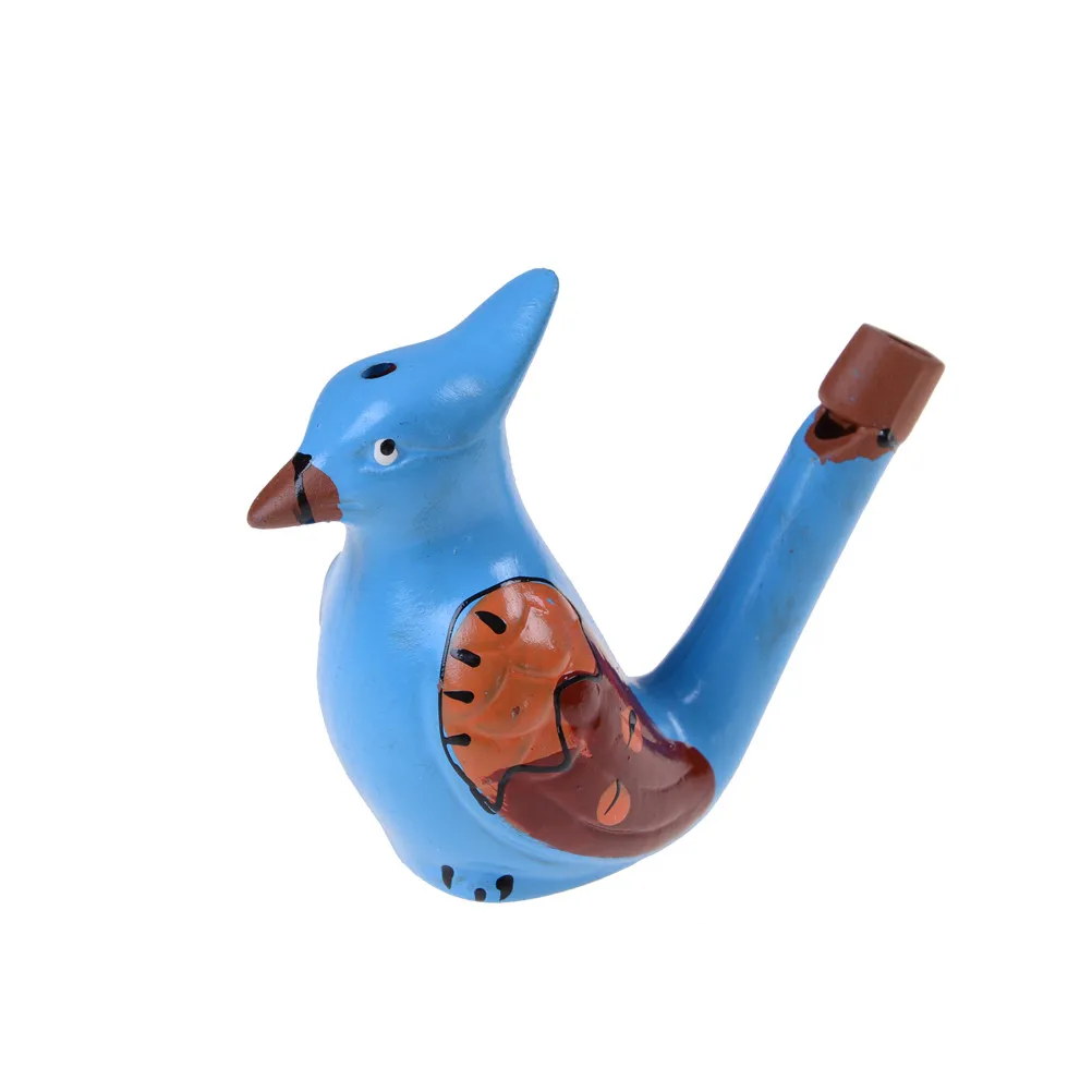 Детская Подарочная игрушка для раннего обучения, музыкальный инструмент, цветная рисованная водная птица, свисток, музыкальная игрушка