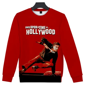 

Once Upon A Time In Hollywood Long Sleeve Sweatshirt Slim Fashion Round Neck Trend Casual Round Neck Sweatshirt casual