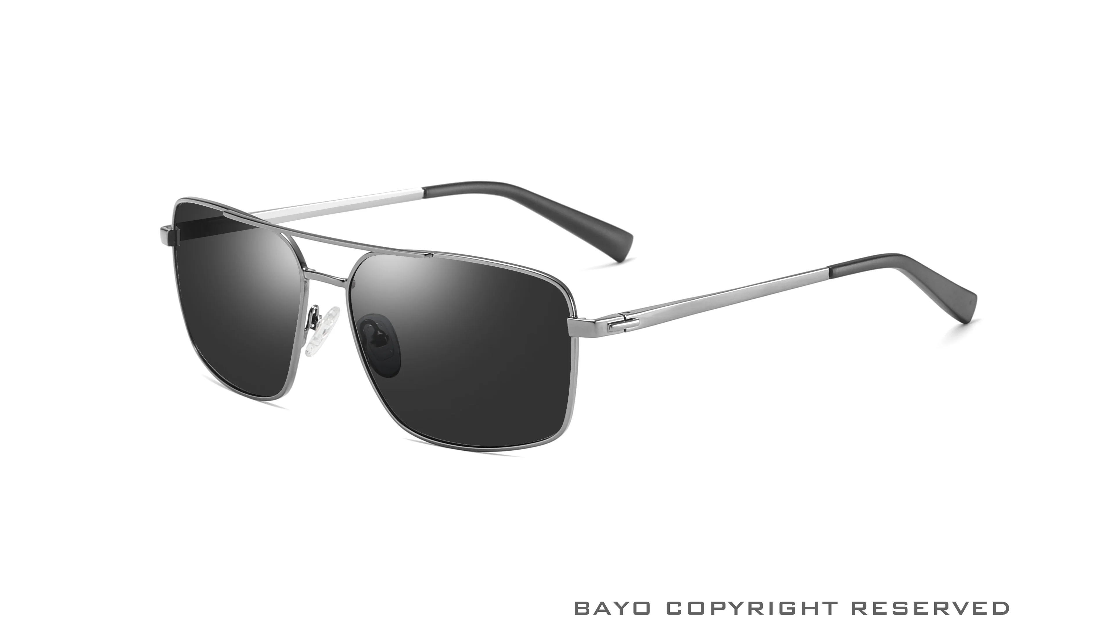 

BAYO MENS VINTAGE SUNGLASSES POLARIZED ALLOY UV 400 DRIVING EYEWEAR