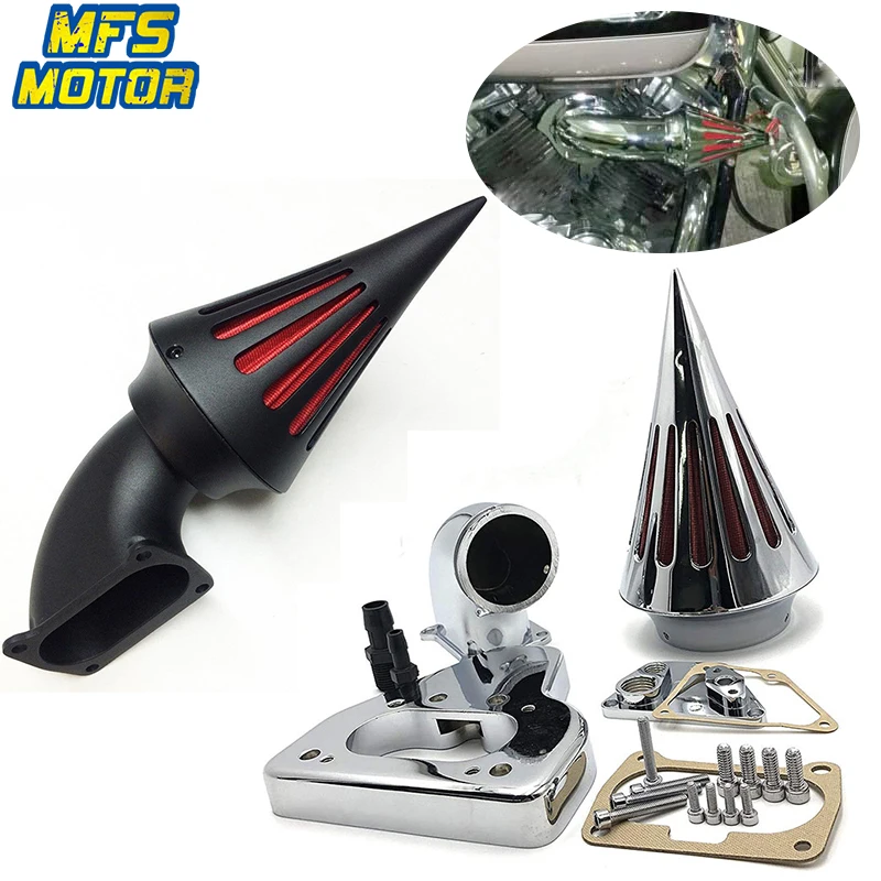 Воздушные фильтры для 02-09 Honda VTX1800 VTX 1800 R/S/C/N/F конусный воздухоочиститель с шипами