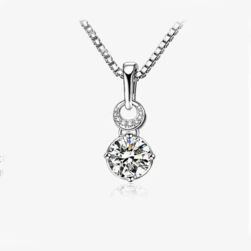 Beautiful Charming Fashion White Cubic Zirconia Wedding Gifts 925 ...