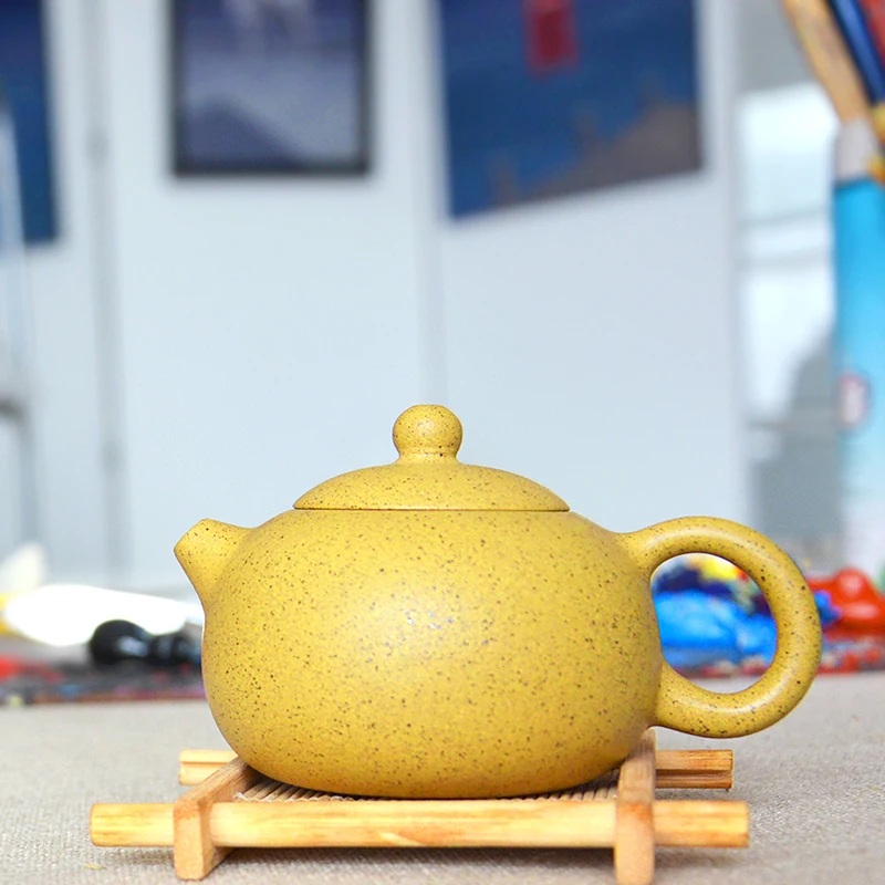 Skup 80cc 100cc autentyczne Yixing czajniczek Mini Xishi Pot chiński zdrowe wszystko ręcznie fioletowy gliniana doniczka Zisha Kung Fu zestaw herbaty garnek