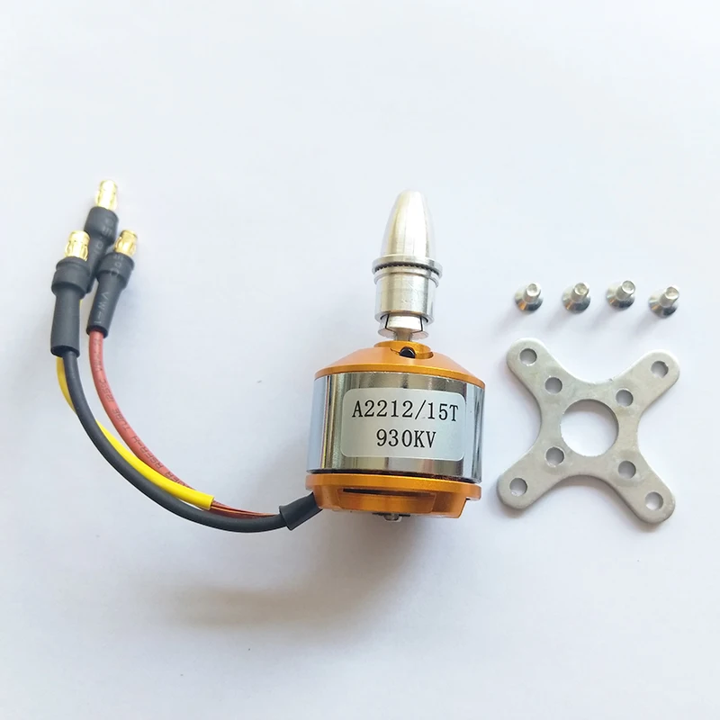 A2212 2212 930KV 1000KV бесщеточный двигатель+ 30A ESC+ 1 пара 1045 пропеллер 2212 двигатель полета комбо для DIY RC Мультикоптер