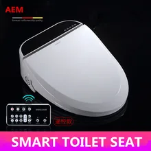 Smart Heated Toilet Seat WC Sitz Intelligent Water Closet Automatic Wash Dry Toilet Lid Cover Elongated