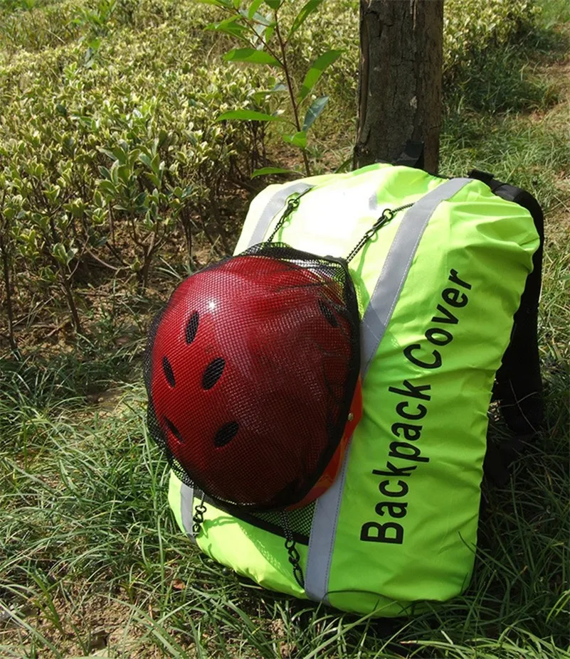 Best WEST BIKING Waterproof Bicycle Bag 25-40L Cycling Backpack Reflective Ciclismo Rain Cover 40* 50cm Mountain Bikes Bags Raincover 28