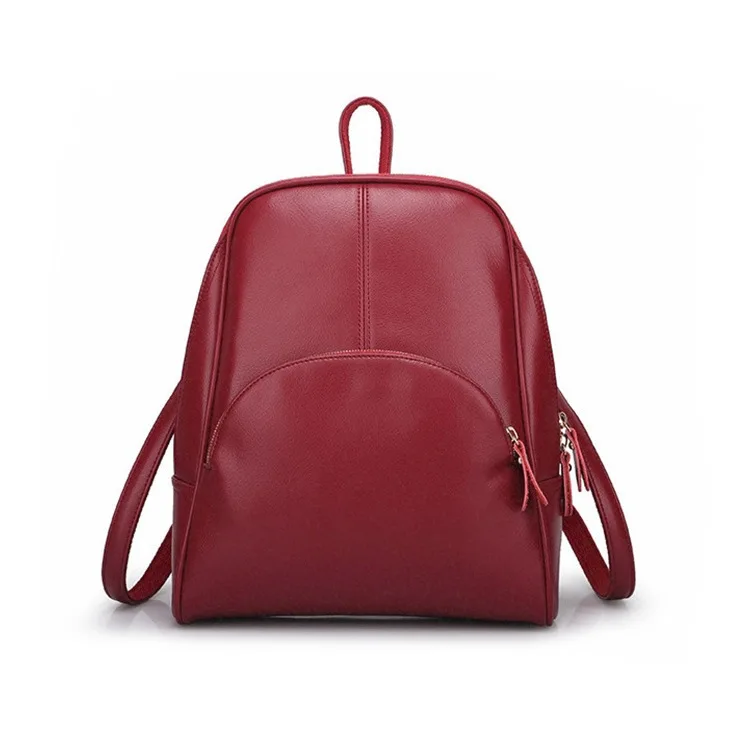 

2019 Genuine Leather Woman Woman Bag Casual Backpack Large Capacity Functional Fashion Package