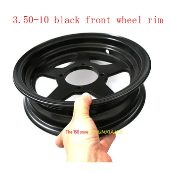 

High performance 3.50-10 Scooter electric tire, black round front wheel balance car wheel hub aluminum alloy wheel hub3.50-10
