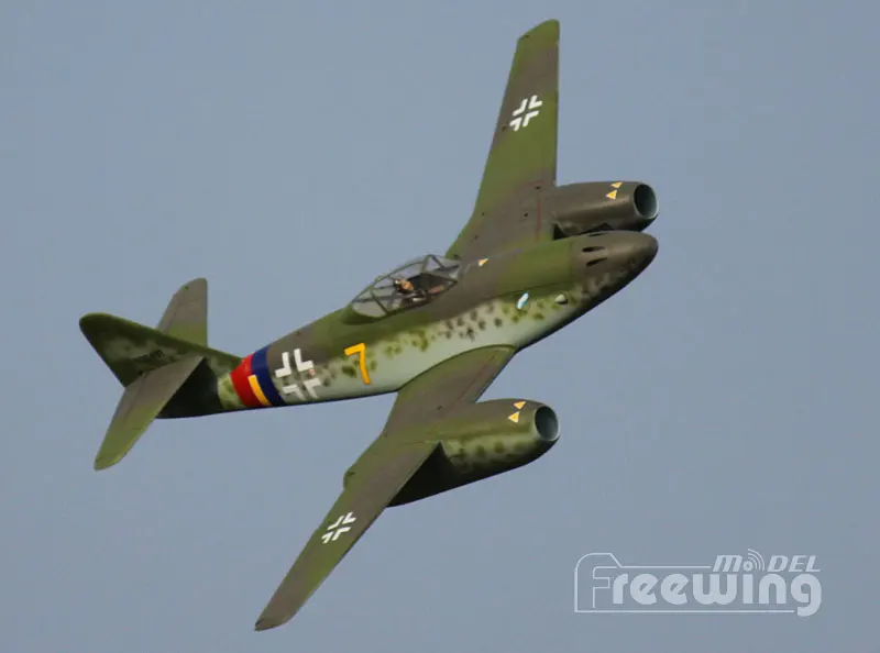 Freewing ME262 Твин 70 мм EDF RC/реактивный самолет модель цвет